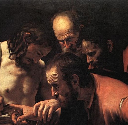 Incredulità di san Tommaso ~ Michelangelo Merisi da Caravaggio